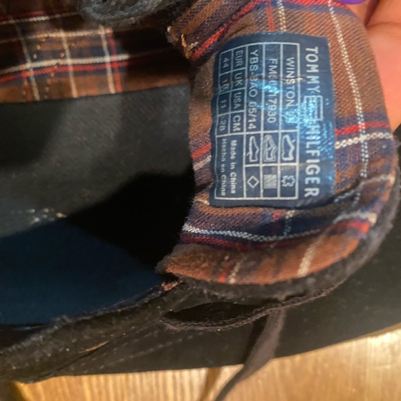 Tommy Hilfiger Black and brown men shoes, size 11 - Picture 5 of 6